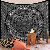 HKM-722835 Rectangle Plush Wall Tapestry - European Classical Design for Living Room, Bedroom, and Study