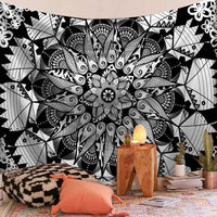 HKM-722835 Rectangle Plush Wall Tapestry - European Classical Design for Living Room, Bedroom, and Study