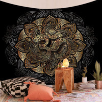 HKM-722835 Rectangle Plush Wall Tapestry - European Classical Design for Living Room, Bedroom, and Study
