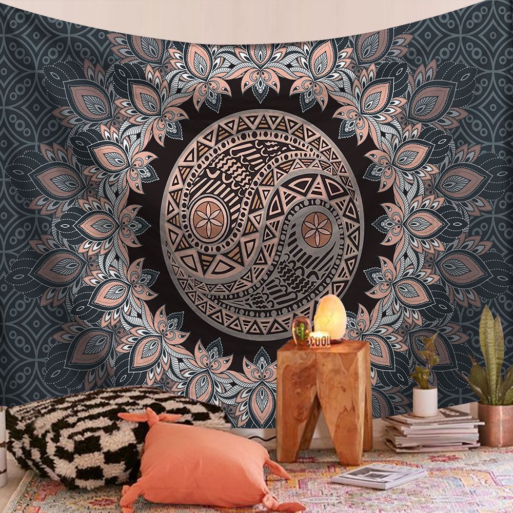 HKM-722835 Rectangle Plush Wall Tapestry - European Classical Design for Living Room, Bedroom, and Study