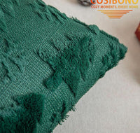 HKM-722899 Plush Snowflake Decorative Throw Pillowcase for Holiday and Festive Home Accents