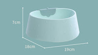 HKM-723027 Strawberry Grain Design Pet Bowl - Durable PP Plastic, Available in Green, Pink, and Gray