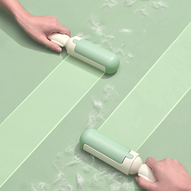 HKM-723091 Electrostatic Pet Hair Remover Double-Sided Brush - Modern Plastic Design, Compact Size