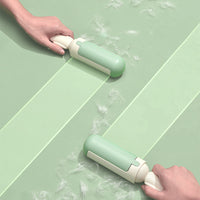 HKM-723091 Electrostatic Pet Hair Remover Double-Sided Brush - Modern Plastic Design, Compact Size