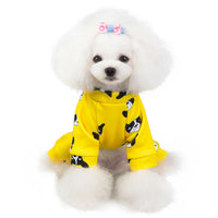 HKM-723411 Thick Cotton Pet Clothing in Yellow for Four-Legged Friends - Sizes S to 2XL
