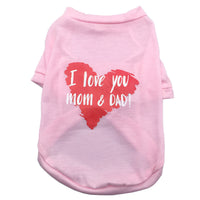 HKM-723603 Round Neck Printed Raglan Sleeve T-Shirt for Dogs in Various Colors