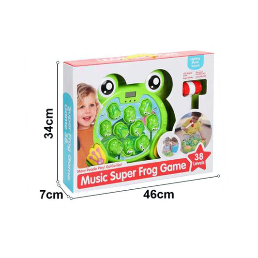 HKM-723795 Interactive Whack-a-Frog Game for Kids Ages 2-4 - Educational Indoor Toy