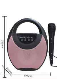 HKM-723859 Portable Mobile Bluetooth Speaker with USB and SD Card Support - 6 Hours Playback Time