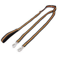 HKM-723987 Adjustable Double-Ended Pet Leash with Reflective Nylon for Big Dogs, 50-140cm Length
