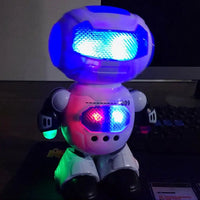 HKM-723987 Dancing Electric Robot Toy with Light & Sound for Kids, Educational Interactive Playmate