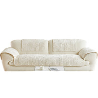 HKM-724051 Thick Non-Slip Plush Sofa Cushion in Striped and Solid Colors - Custom Sizes Available