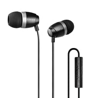 HKM-724051 Wired In-Ear Headset with Microphone, 3.5mm Plug, 1.3M Cable, Compatible with Mobile Devices