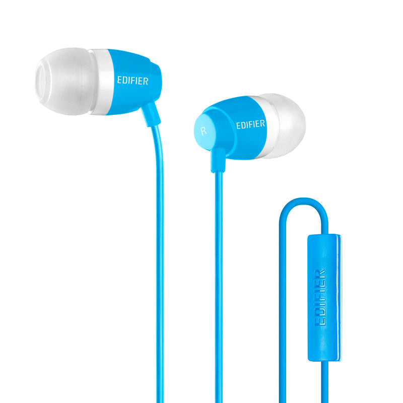 HKM-724051 Wired In-Ear Headset with Microphone, 3.5mm Plug, 1.3M Cable, Compatible with Mobile Devices