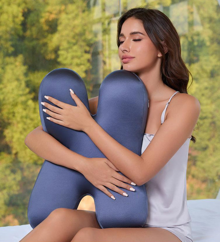 HKM-724115 Memory Foam Side Sleeping Pillow - Soft and Comforting Design for Optimal Face Support