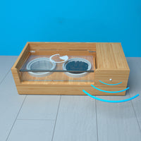 HKM-724179 Intelligent Automatic Cat Feeder with Remote Control and Anti-Tipping Design