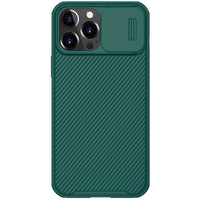 HKM-724243 Black Mirror Sliding Protective Case for iPhone 13 Pro Max – TPU+PC Material, Business Style, Solid Colors