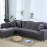 HKM-724371 Floral Modern Polyester Slipcover for Double Seat Sofa with Geometric Pattern