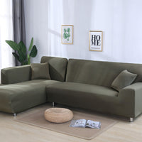 HKM-724371 Floral Modern Polyester Slipcover for Double Seat Sofa with Geometric Pattern