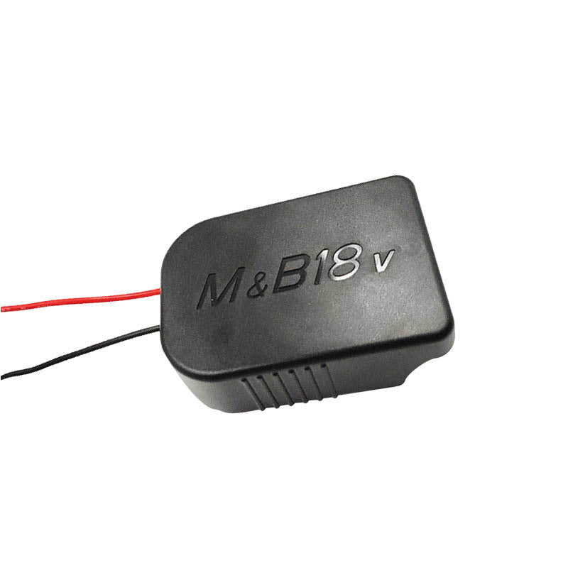 HKM-724499 DIY Cable Output Adapter for 18V Lithium Batteries – Compatible with Bosch BAT & Makita BL Series - Teflon Wire 12AWG