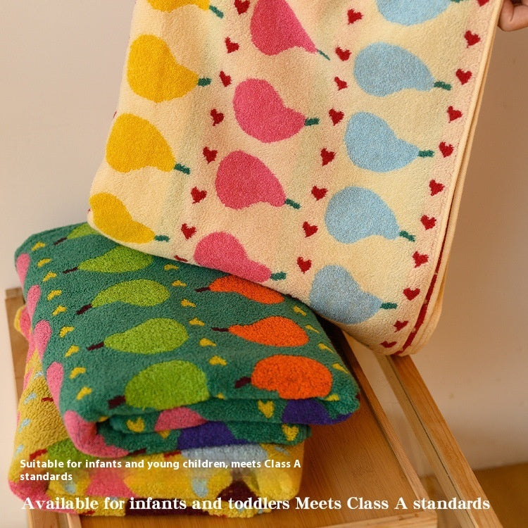 HKM-724563 Soft Absorbent Cotton Bath Towel in Milky White, Vintage Green, and Ginger Pear Variants - Available Individually or in Sets