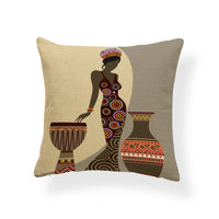 HKM-724691 Cotton and Linen 45x45cm Cushion Cover - Soft and Versatile Decorative Pillow Case