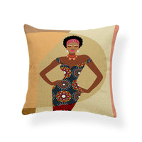 HKM-724691 Cotton and Linen 45x45cm Cushion Cover - Soft and Versatile Decorative Pillow Case