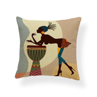 HKM-724691 Cotton and Linen 45x45cm Cushion Cover - Soft and Versatile Decorative Pillow Case