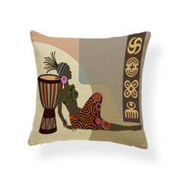 HKM-724691 Cotton and Linen 45x45cm Cushion Cover - Soft and Versatile Decorative Pillow Case
