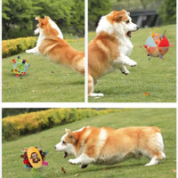 HKM-724755 Pet Dog Vocal Plush Toy Ringing Bell Ball
