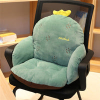 HKM-725139 Cartoon-Themed Plush Chair Cushion for Home and Office Decor, 55x35 cm