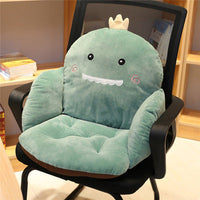 HKM-725139 Cartoon-Themed Plush Chair Cushion for Home and Office Decor, 55x35 cm