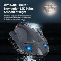 HKM-725139 High-Speed 2.4GHz Electric RC Racing Boat - Vortex Turbine Jet, 25km/h Speed, 4-Channel Remote Control