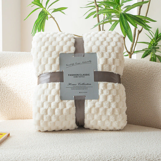 HKM-725139 Magic Velvet Air Conditioning Blanket - Solid Color, Multiple Sizes Available