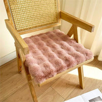HKM-725203 Cozy Rabbit Plush Chair Cushion for Office and Home Use - Multiple Sizes Available