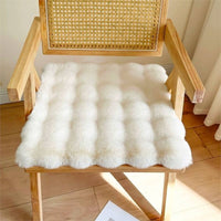 HKM-725203 Cozy Rabbit Plush Chair Cushion for Office and Home Use - Multiple Sizes Available