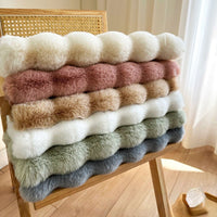 HKM-725203 Cozy Rabbit Plush Chair Cushion for Office and Home Use - Multiple Sizes Available