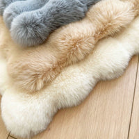 HKM-725203 Cozy Rabbit Plush Chair Cushion for Office and Home Use - Multiple Sizes Available