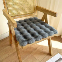 HKM-725203 Cozy Rabbit Plush Chair Cushion for Office and Home Use - Multiple Sizes Available
