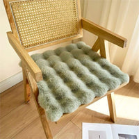HKM-725203 Cozy Rabbit Plush Chair Cushion for Office and Home Use - Multiple Sizes Available