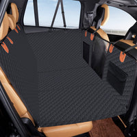 HKM-725331 Lengthened Vehicle-mounted Pet Mat for Dogs in Honeycomb Pattern - Black or Gray, 132x165 cm