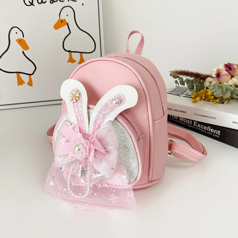 KTX-725395 Rainbow Horse Plush Backpack for Kids - 22x10x26CM, Animal Design, Perfect for School and Home Decoration