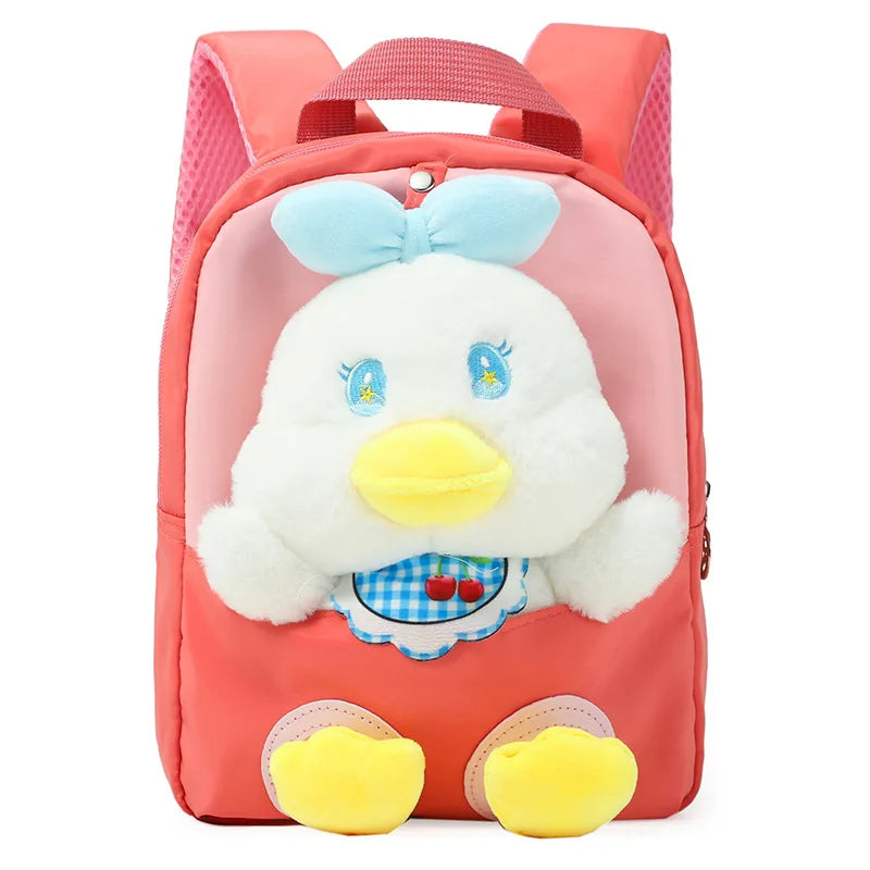 KTX-725395 Rainbow Horse Plush Backpack for Kids - 22x10x26CM, Animal Design, Perfect for School and Home Decoration