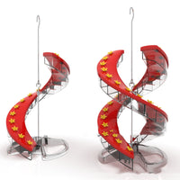 HKM-725395 Spiral Climbing Ladder Hummingbird Feeder - Durable Plastic Design, Unilateral & Bilateral Options