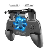 HKM-725523 Universal Mobile Game Controller for Smartphones - Lightweight ABS & Aluminum Alloy Design, Ergonomic Grip, No Vibration