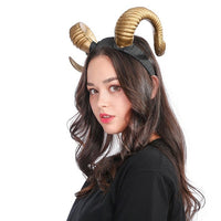 HKM-725587 Exaggerated Horn Antlers Headband for Halloween and Christmas Celebrations