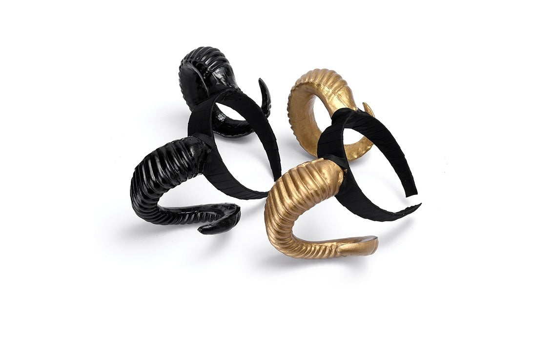 HKM-725587 Exaggerated Horn Antlers Headband for Halloween and Christmas Celebrations