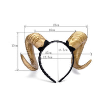 HKM-725587 Exaggerated Horn Antlers Headband for Halloween and Christmas Celebrations