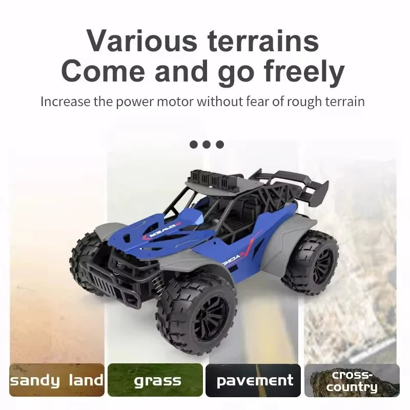 HKM-725715 Alloy High-Speed Remote Control Car for Outdoor Off-Road Climbing and Shock Resistance, Suitable for Ages 5 and Up