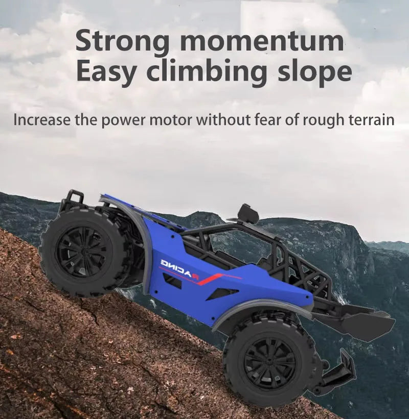 HKM-725715 Alloy High-Speed Remote Control Car for Outdoor Off-Road Climbing and Shock Resistance, Suitable for Ages 5 and Up