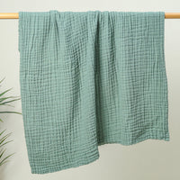 HKM-725715 Cotton 6-Layer Gauze Children's Blanket Scarf - Soft, Versatile, 105x105 cm